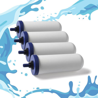 Coldstream FTO Plus Water Filter Cartridge (4 Pack) - Dependable for Easy Installation as a Berkey