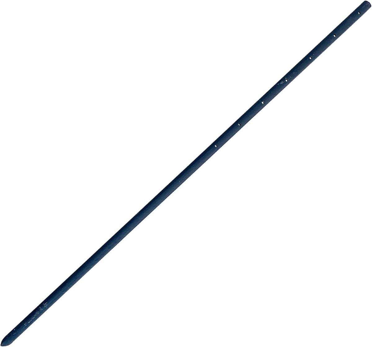 Sandbaggy Round Steel Concrete Form Stakes with Nail Holes - Rust Resistant Coating - Removable