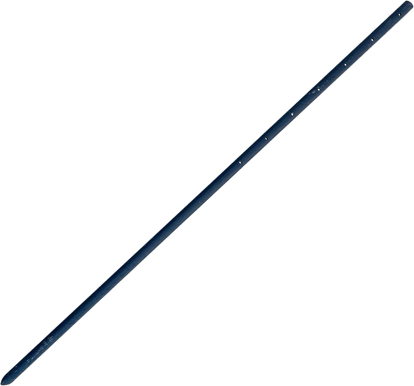 Sandbaggy Round Steel Concrete Form Stakes with Nail Holes - Rust Resistant Coating - Removable