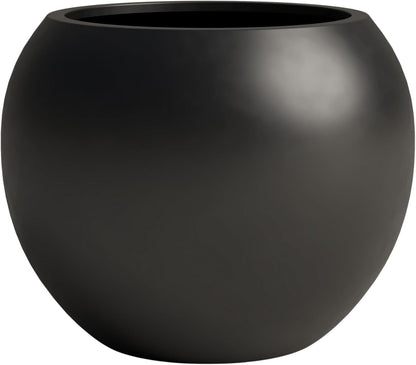 DTY Signature Mount Sherman Lightweight Durable Modern Fiberstone Sphere Planter for Indoor &