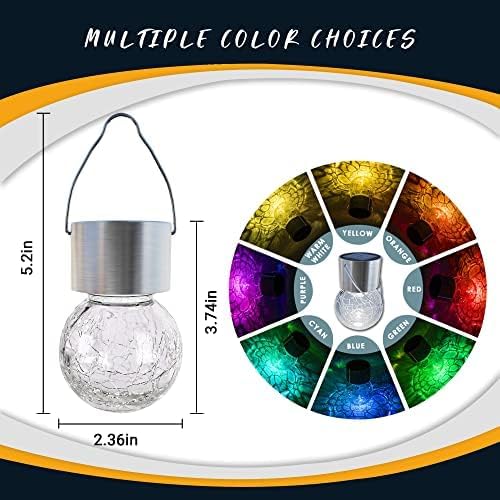 GIGALUMI Solar Lights Outdoor Waterproof ,12 Pack Solar Hanging Lights Garden Decor,Gifts for Women