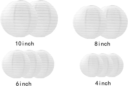Paper Lanterns Decorations,Paper Hanging Decorations Ball Lanterns Lamps for Birthday Parties