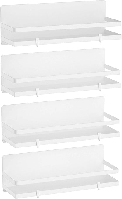 Magnetic Spice Rack Moveable Magnetic Shelf Organizer for Kitchen Refrigerator Microwave Oven