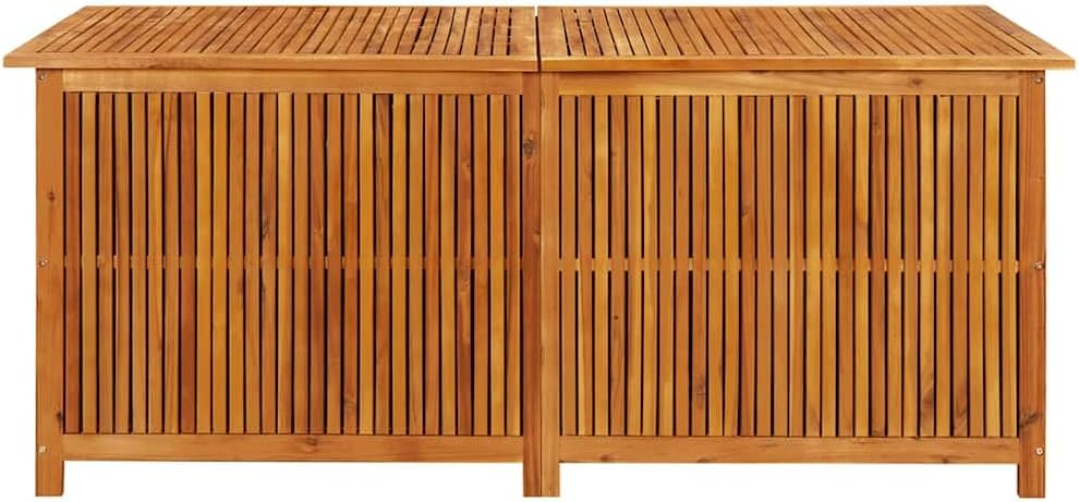 vidaXL Outdoor Storage Box, [Load Capacity Gallon] Deck Box with Gas-Lift Lid, Storage Chest with