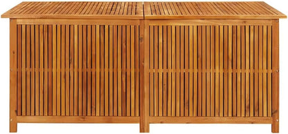 vidaXL Outdoor Storage Box, [Load Capacity Gallon] Deck Box with Gas-Lift Lid, Storage Chest with