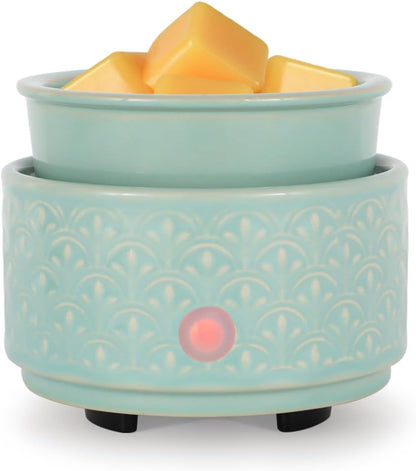 kobodon Ceramic Wax Melt Warmer - 3-in-1Electric Wax Warmer-Fragrance Candle Burner for Scented Wax