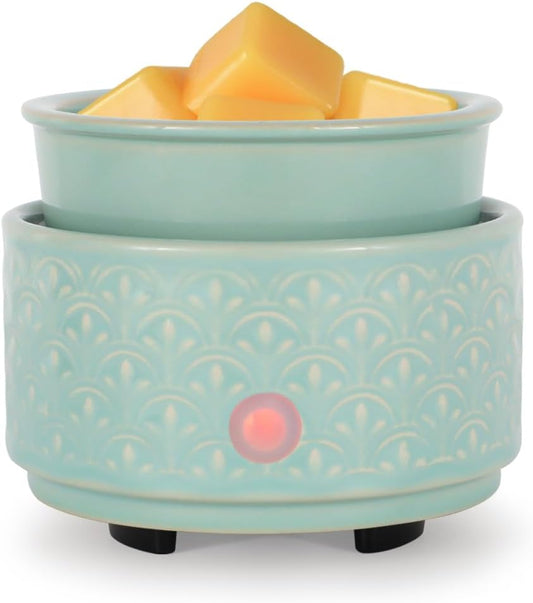 kobodon Ceramic Wax Melt Warmer - 3-in-1Electric Wax Warmer-Fragrance Candle Burner for Scented Wax