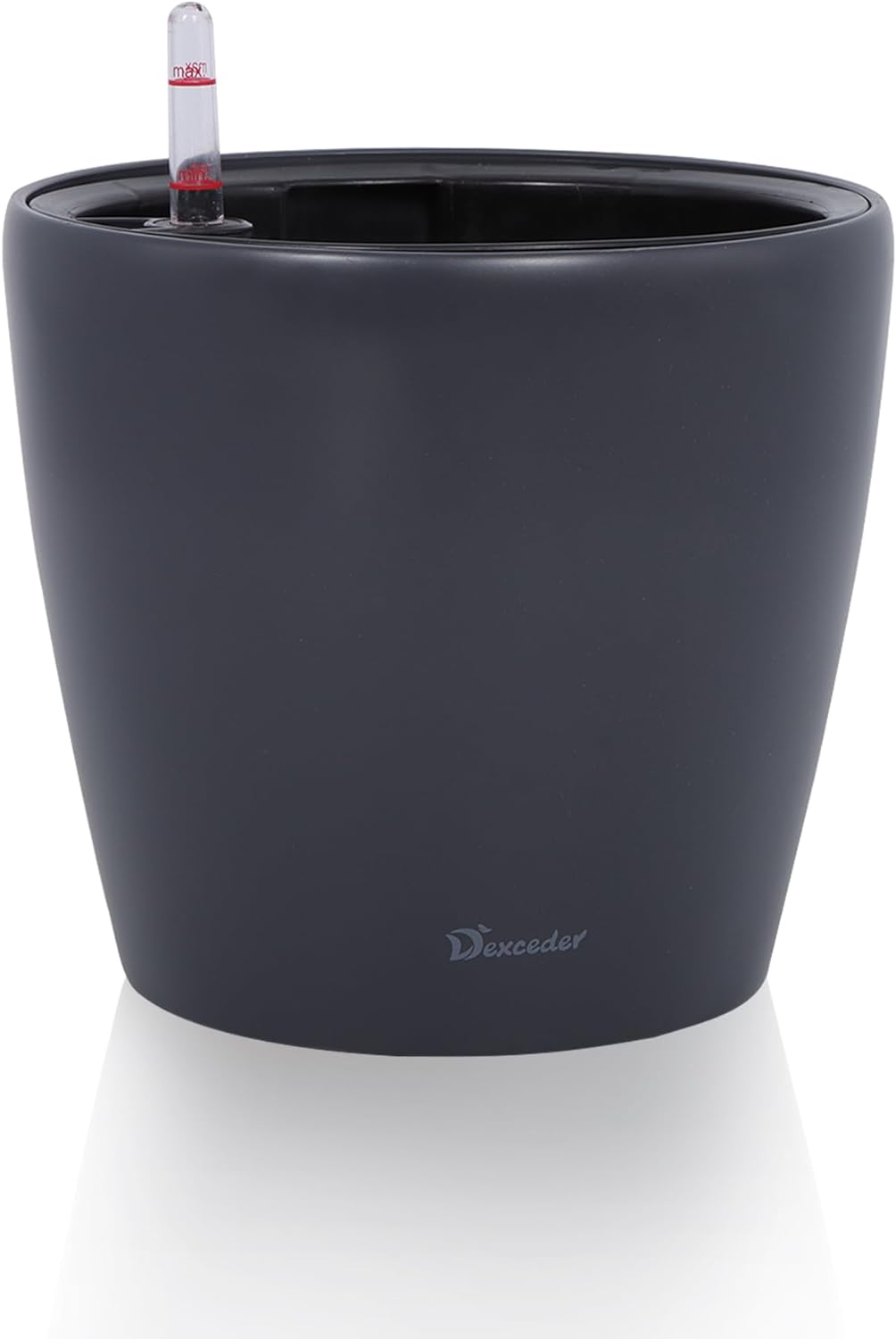 Dexceder 11x10 Inches Self Watering Planter Indoor Outdoor, Inner Pot Design, Thickened Table