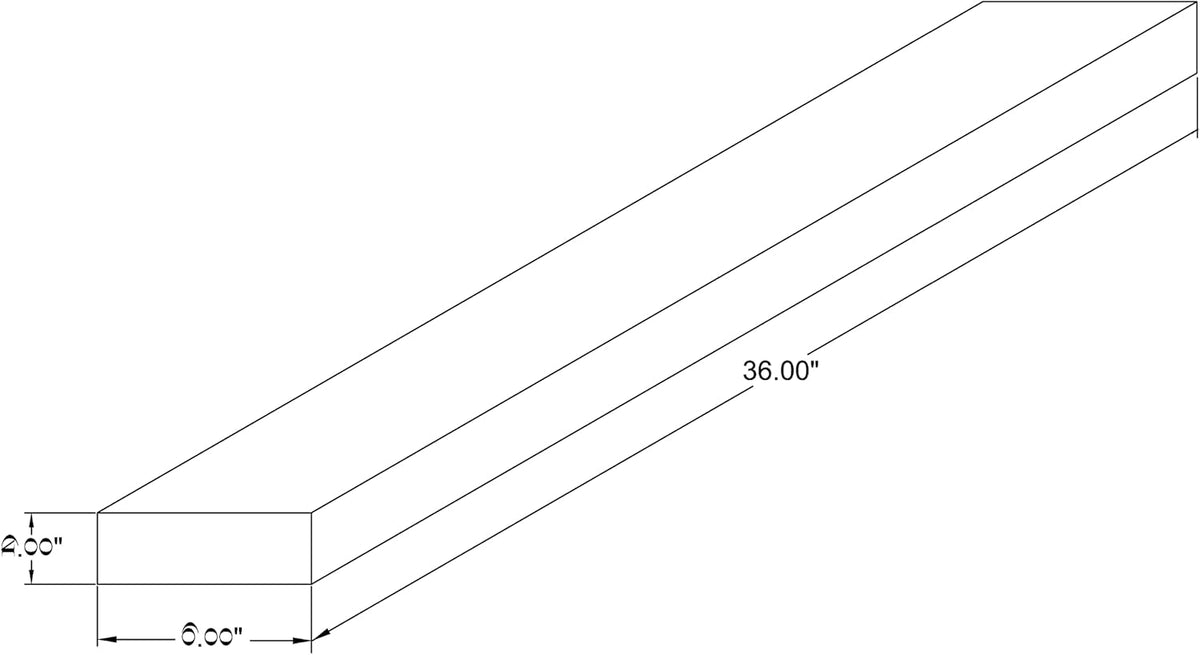 joelsantiques 36 Inch Wooden Floating Shelves for Wall - 36x6x2 in - Made of Natural Wood - Long