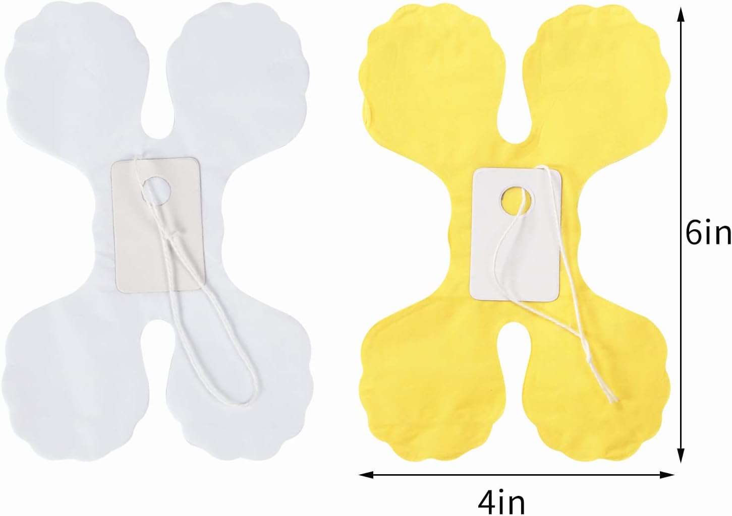 White-Yellow Party-Decorations Streamers Garland - 157Ft Four-Leaf Clover Hanging Banner,Wedding