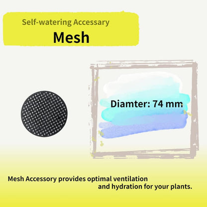Nihow Self Watering Planter Accessory Set with Wick, Mesh - Enhance Your Plant's Growth and Health