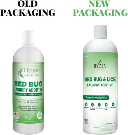 Lice and Bed Bug Laundry Additive - Environmentally Responsible, Odorless, and Stain-Free Liquid