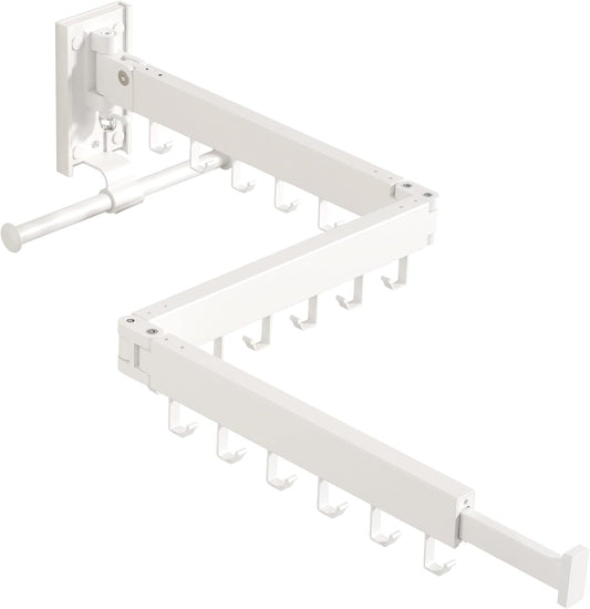 Wall Mounted Clothes Hanger Rack, Clothes Drying Rack,Laundry Drying Rack,Collapsible Clothes Rack