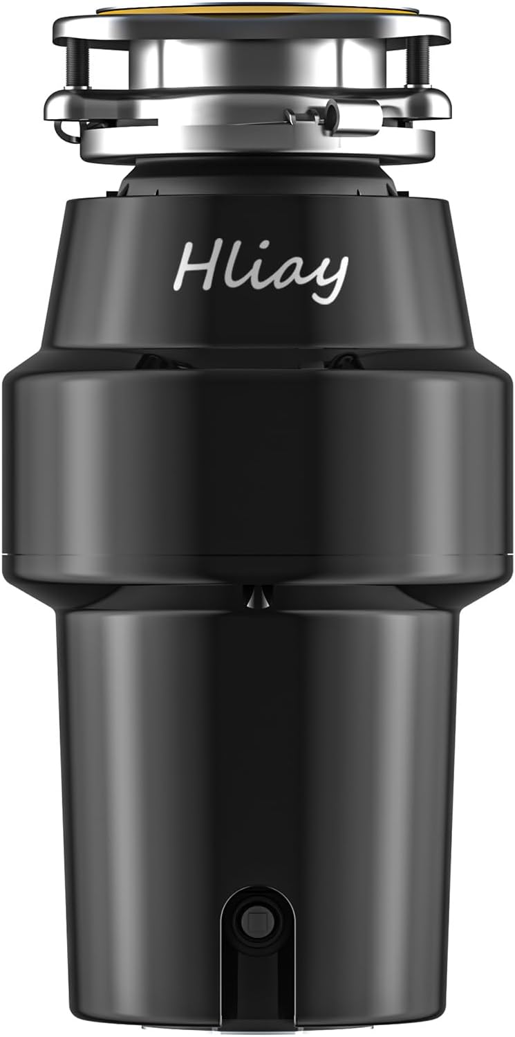DC Garbage Disposal 3/4 HP Quiet (60dB) with Cord & Dishwasher Hookup for Kitchen Sink Food Waste