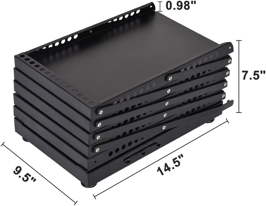 brochure display stand&Foldable Magazine Rack with 5 Pockets for Exhibition and Trade Show