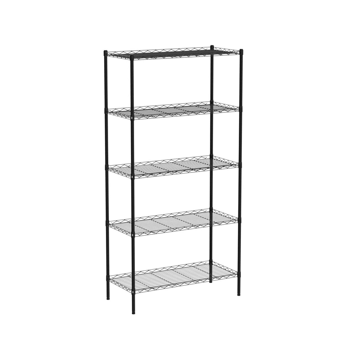 EFINE 5-Shelf Shelving Unit with Shelf Liners Set of 5, Adjustable, Metal Wire Shelves, 150lbs