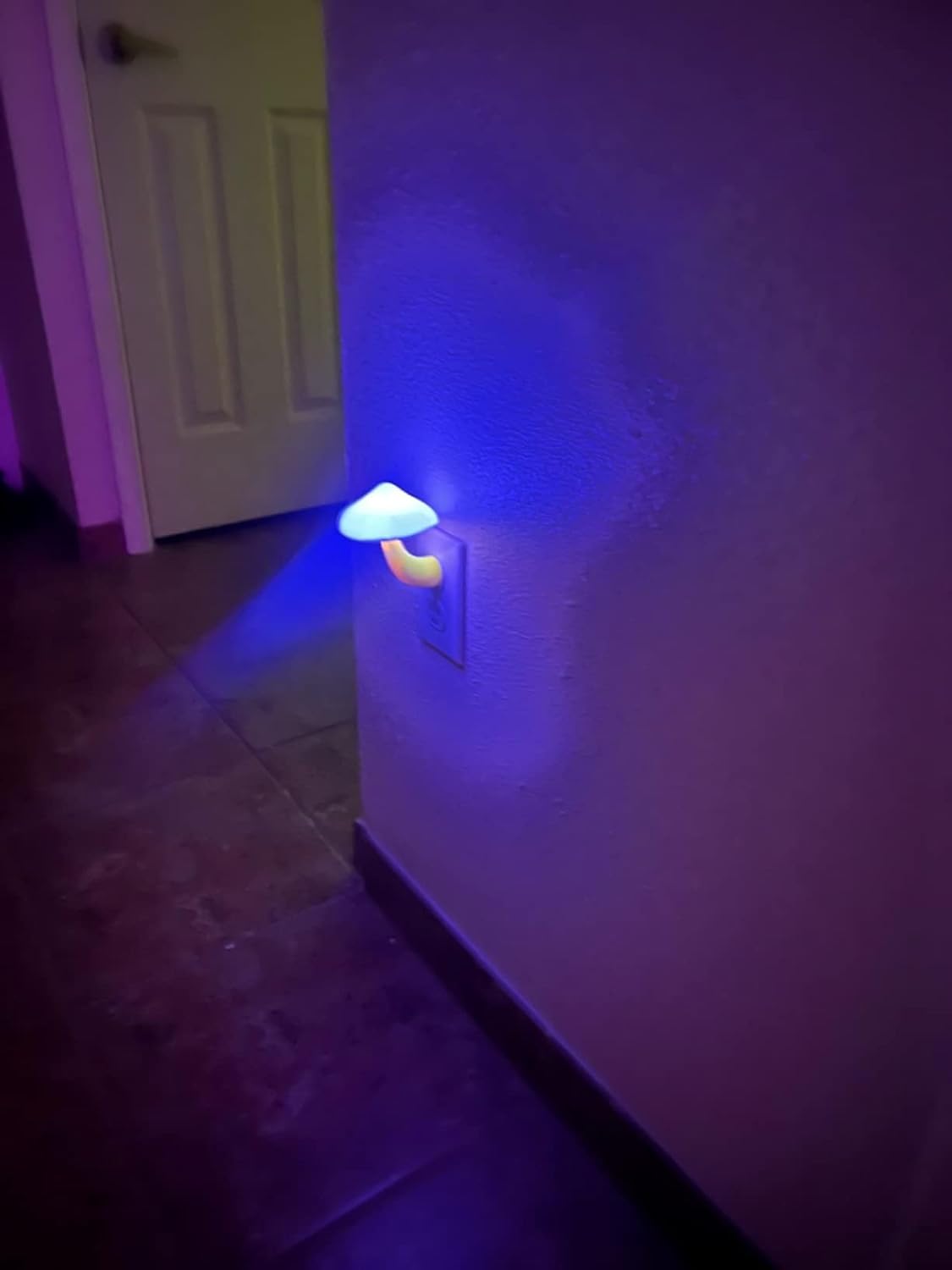 2Pack Sensor LED Night Light Plug in Lamp Mushroom Nightlight Cute Night Lights for Adults Kids