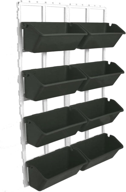 Vertical Wall Hanging Planter, 4-Tier Hanging Planter Rack, 8 Pockets Plant Vegetable Fruit Herb