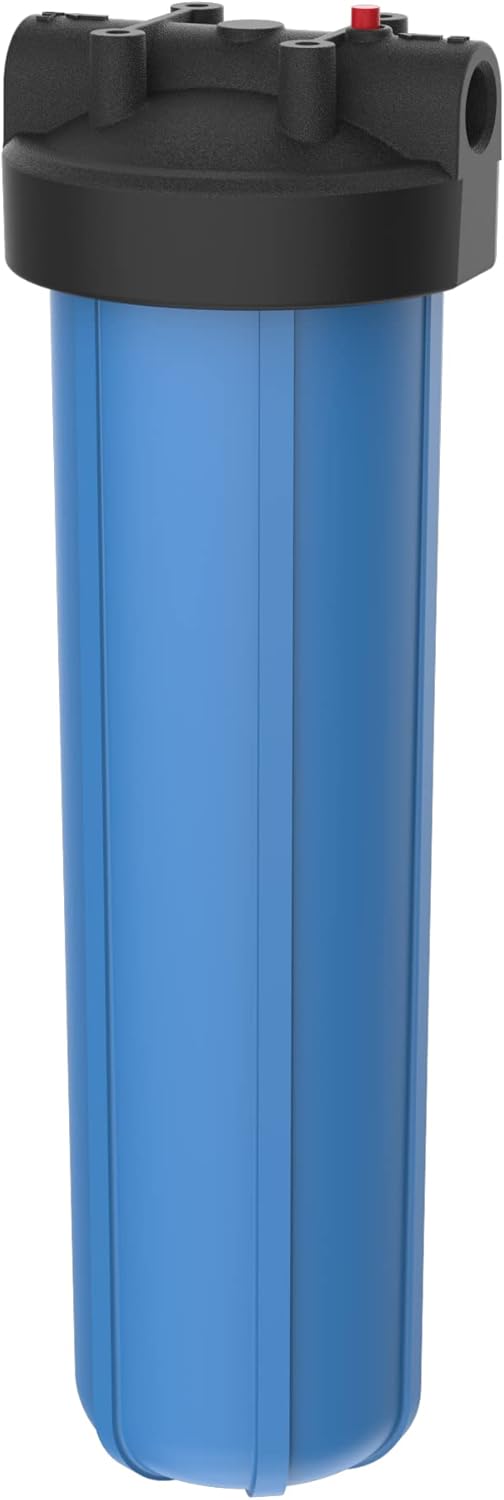 Pentair Pentek Big Blue Filter Housing Bundle with Water Filter Cartridge | Heavy Duty Whole House