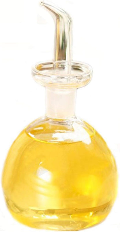 ELETON Cylindrical 28 oz Olive Oil Dispenser Bottle Glass with No Drip Spout -Olive Oil & Vinegar