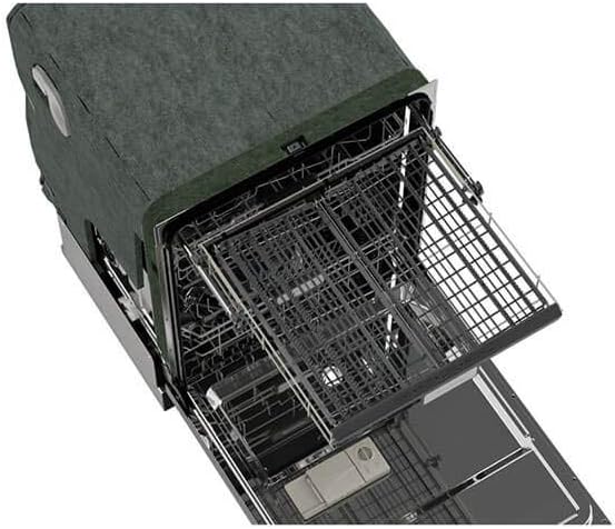 SHARP SDW6757ES Slide-In Dishwasher, Stainless Steel Finish, 24" Wide, Soil Sensors, Premium White