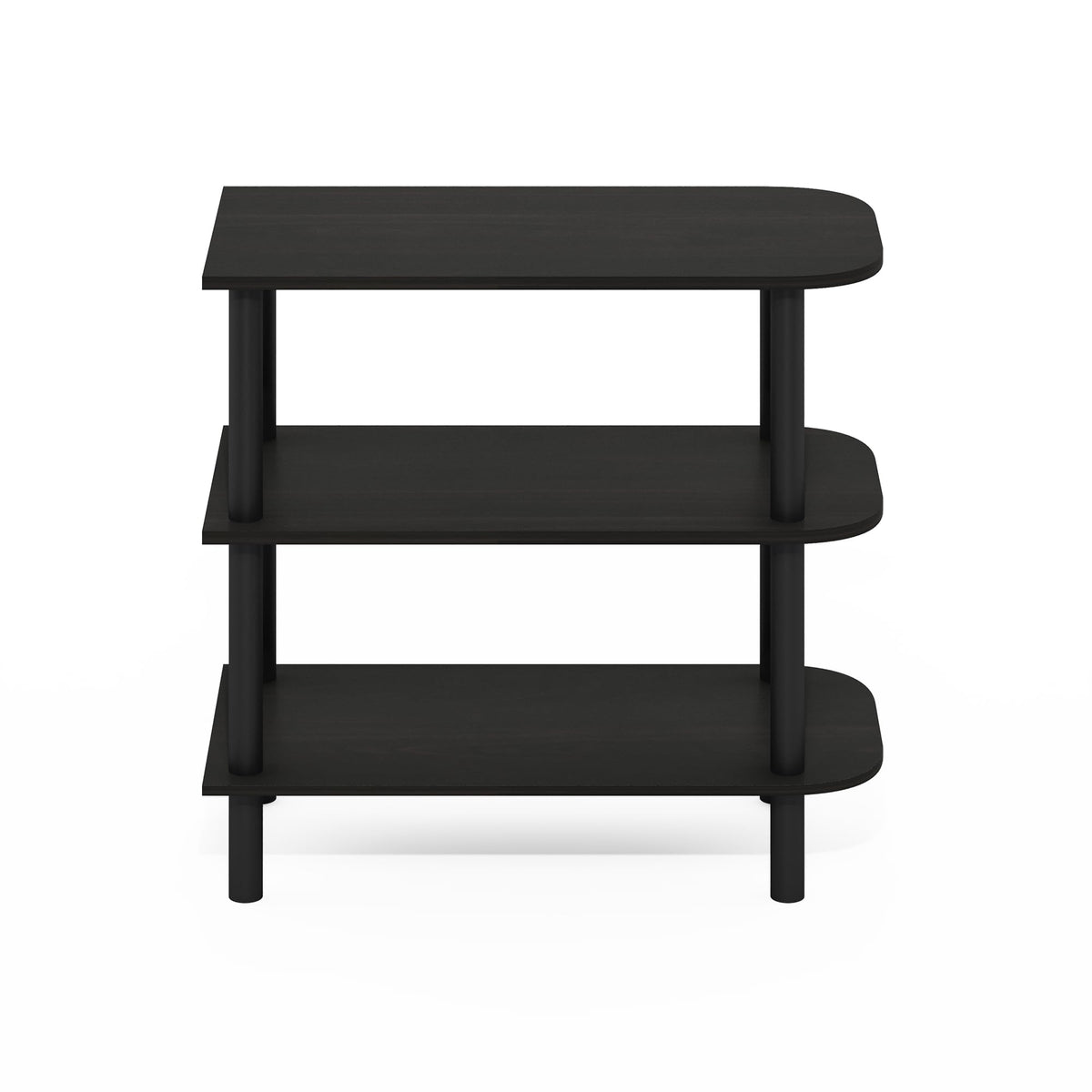 Furinno Turn-N-Tube Shoe Rack, 3-Tier Narrow Shoe Organizer, Shoe Rack Storage with Curved