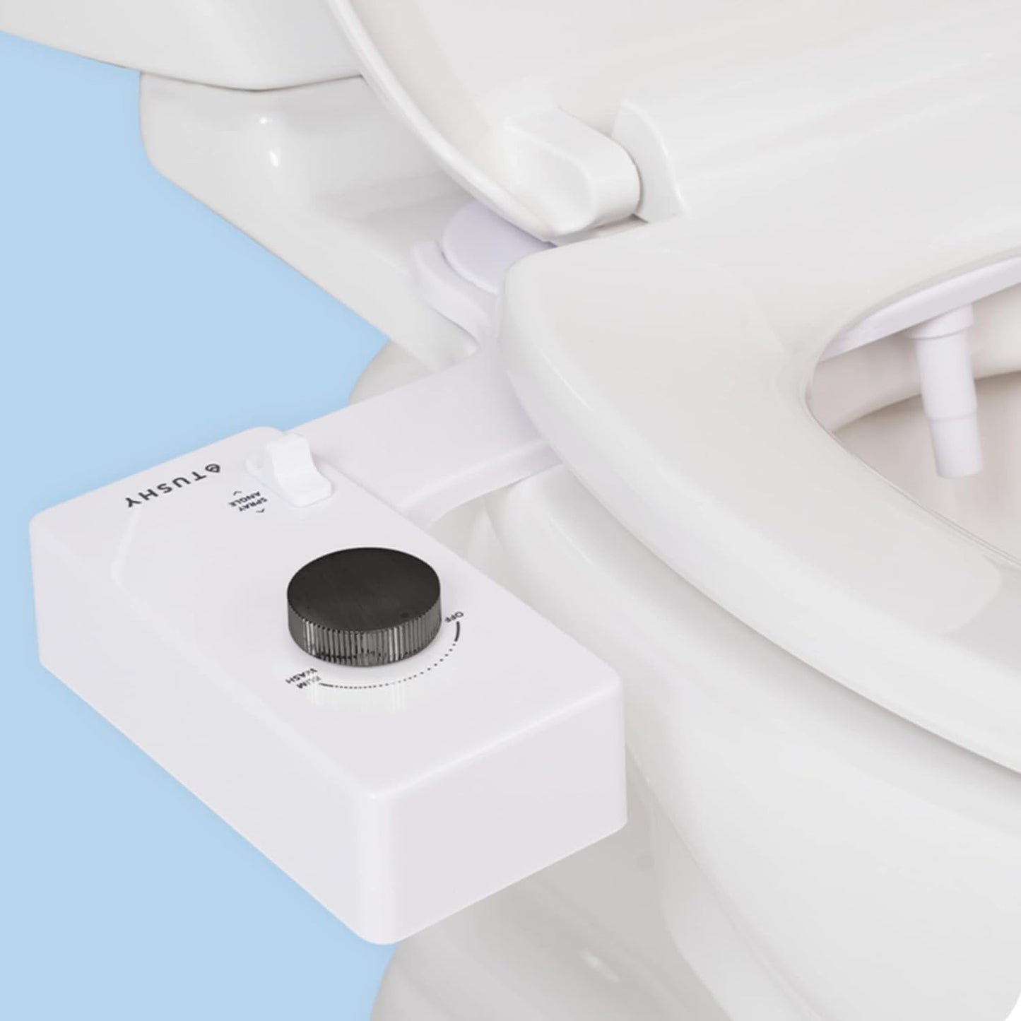 TUSHY Classic 3.0 Bidet Toilet Seat Attachment - A Non-Electric Self Cleaning Water Sprayer with