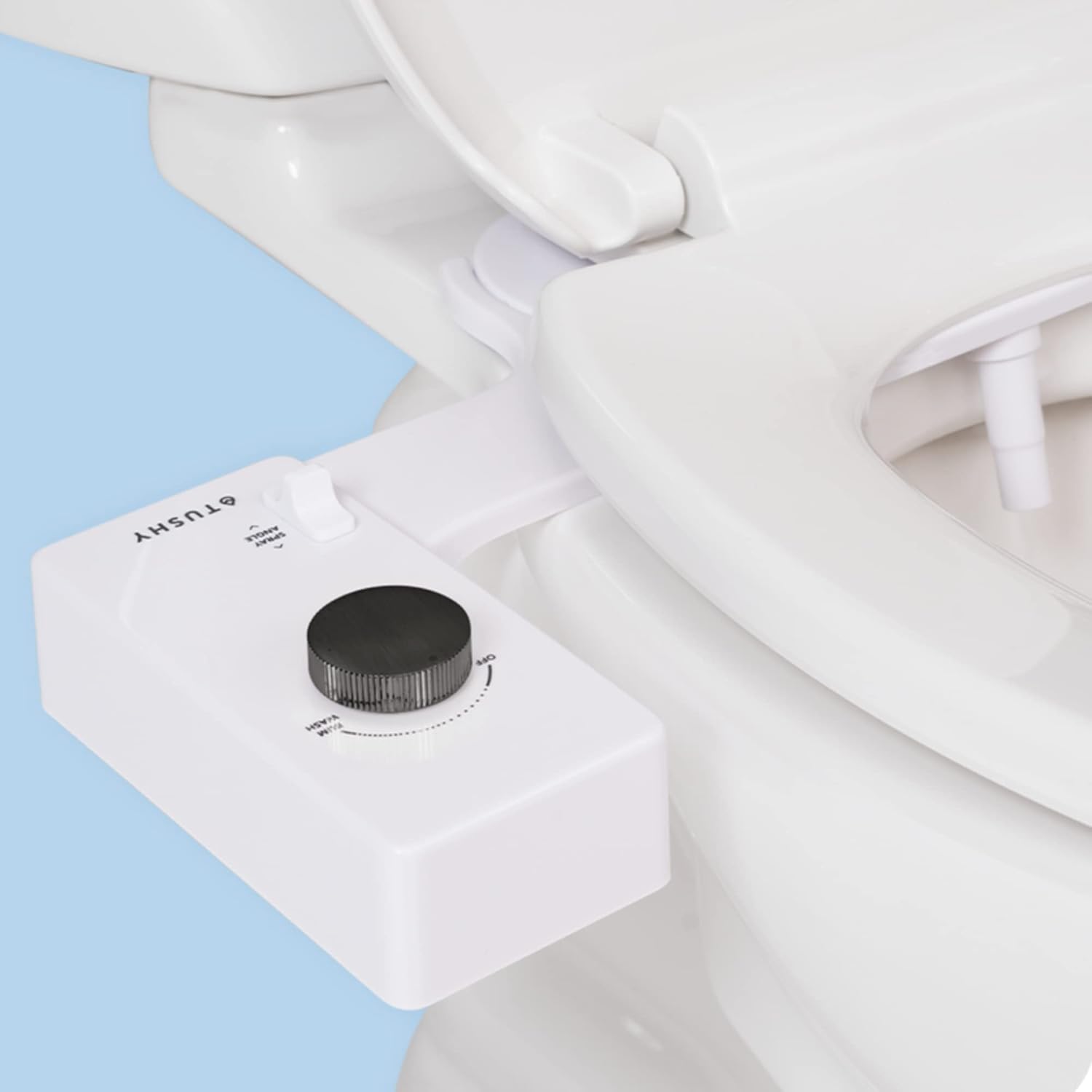 TUSHY Classic 3.0 Bidet Toilet Seat Attachment - A Non-Electric Self Cleaning Water Sprayer with