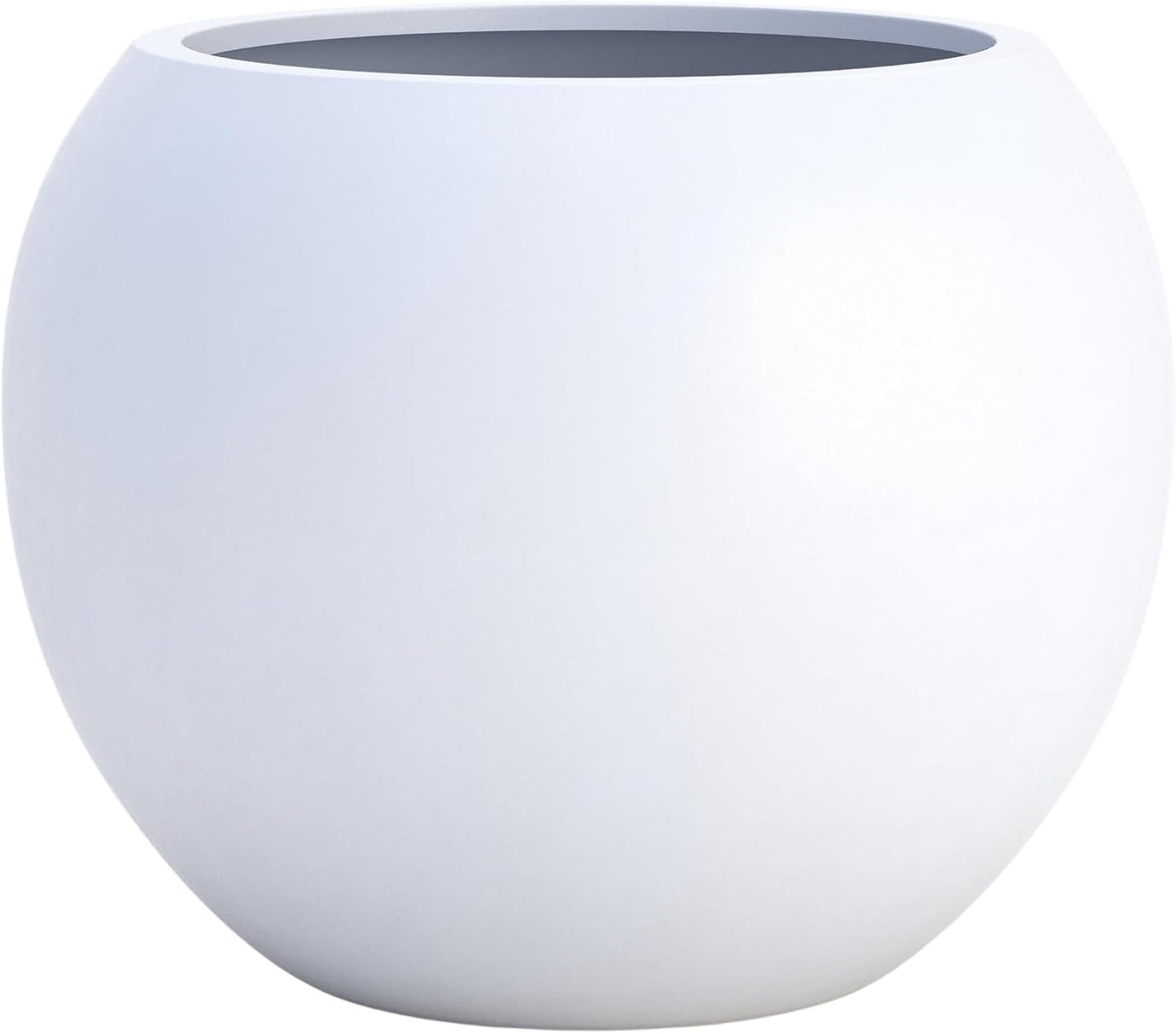 DTY Signature Mount Sherman Lightweight Durable Modern Fiberstone Sphere Planter for Indoor &