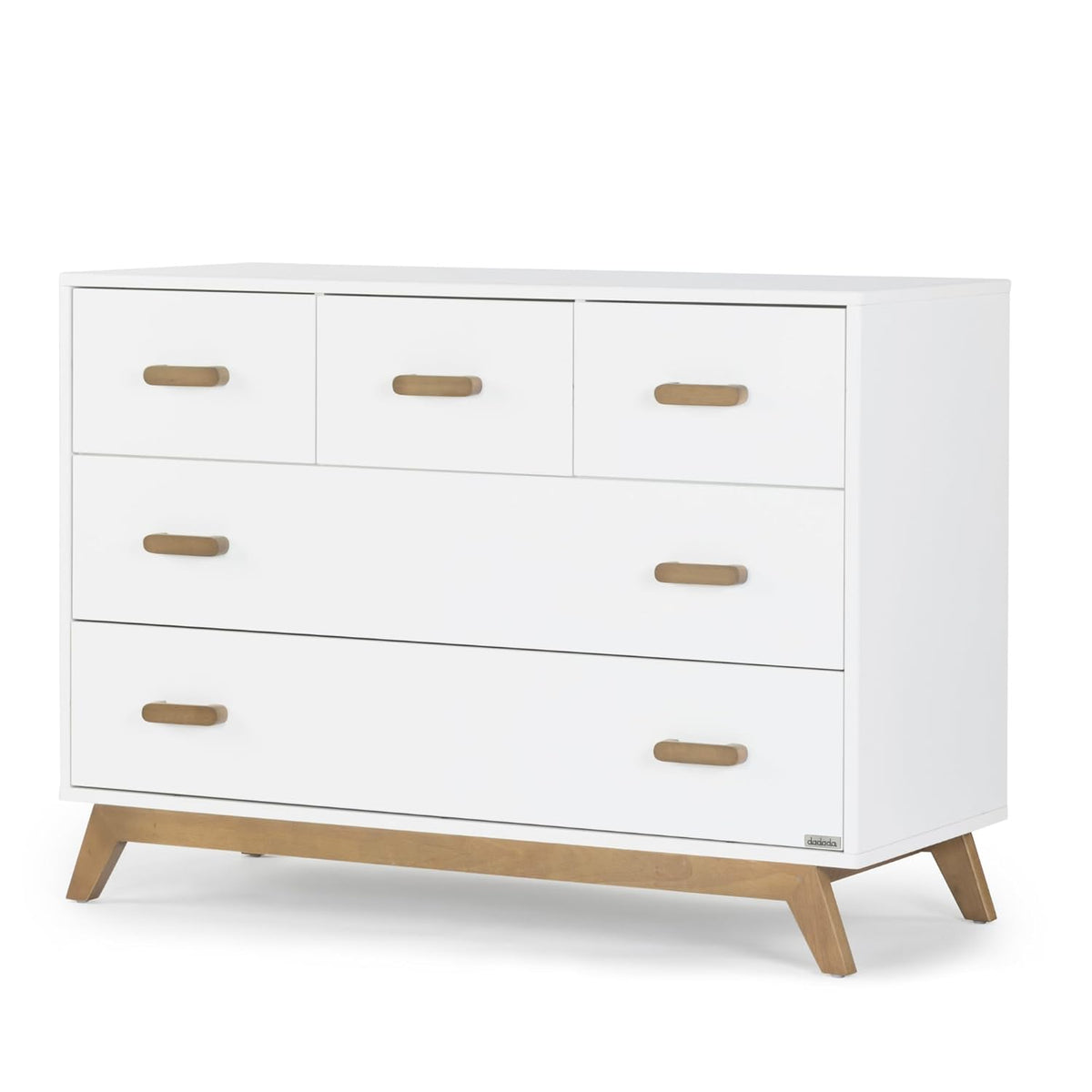 dadada Soho 5-Drawer Dresser for Nursery and Bedroom - Modern Design, Large Storage, Baby-Safe