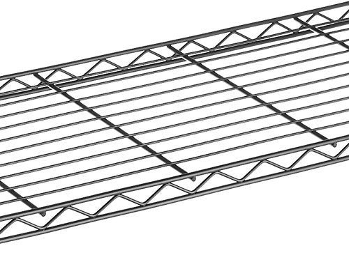 Whitmor 3 Tier Shelving Unit, Metal Storage Shelves, 400 lbs Capacity per Shelf, 1200 lbs Total