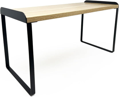 Mitus Shelf Organizer and Storage, Tiered Wood Cabinet Rack for The Kitchen Counter, Bathroom