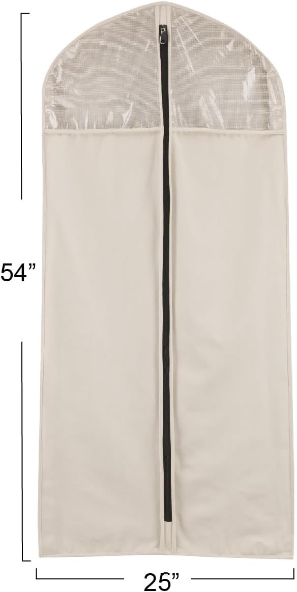 Household Essentials 3392-1 Cedarline Collection Hanging Garment Bag | Dress and Suit Protector |