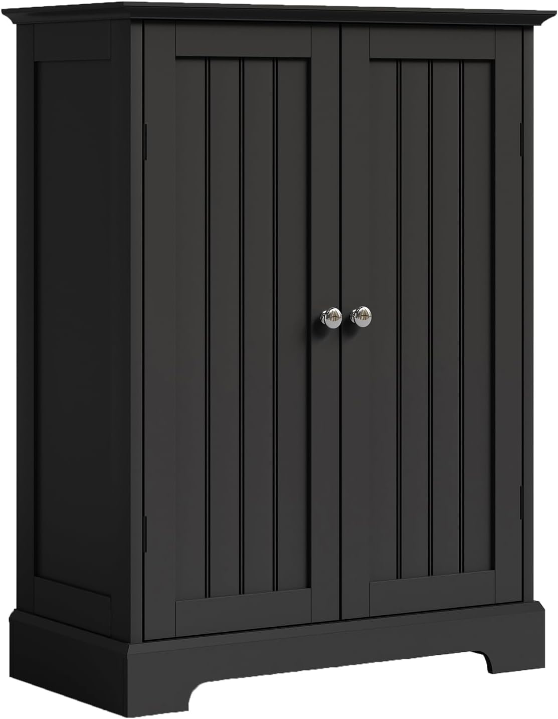 ChooChoo Bathroom Floor Cabinet, Modern Bathroom Storage Cabinet with 2 Doors and Adjustable