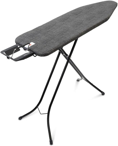 Brabantia Size B Ironing Board (49x15 in) 7 Height Options, Adjustable Steam Iron Rest Holder