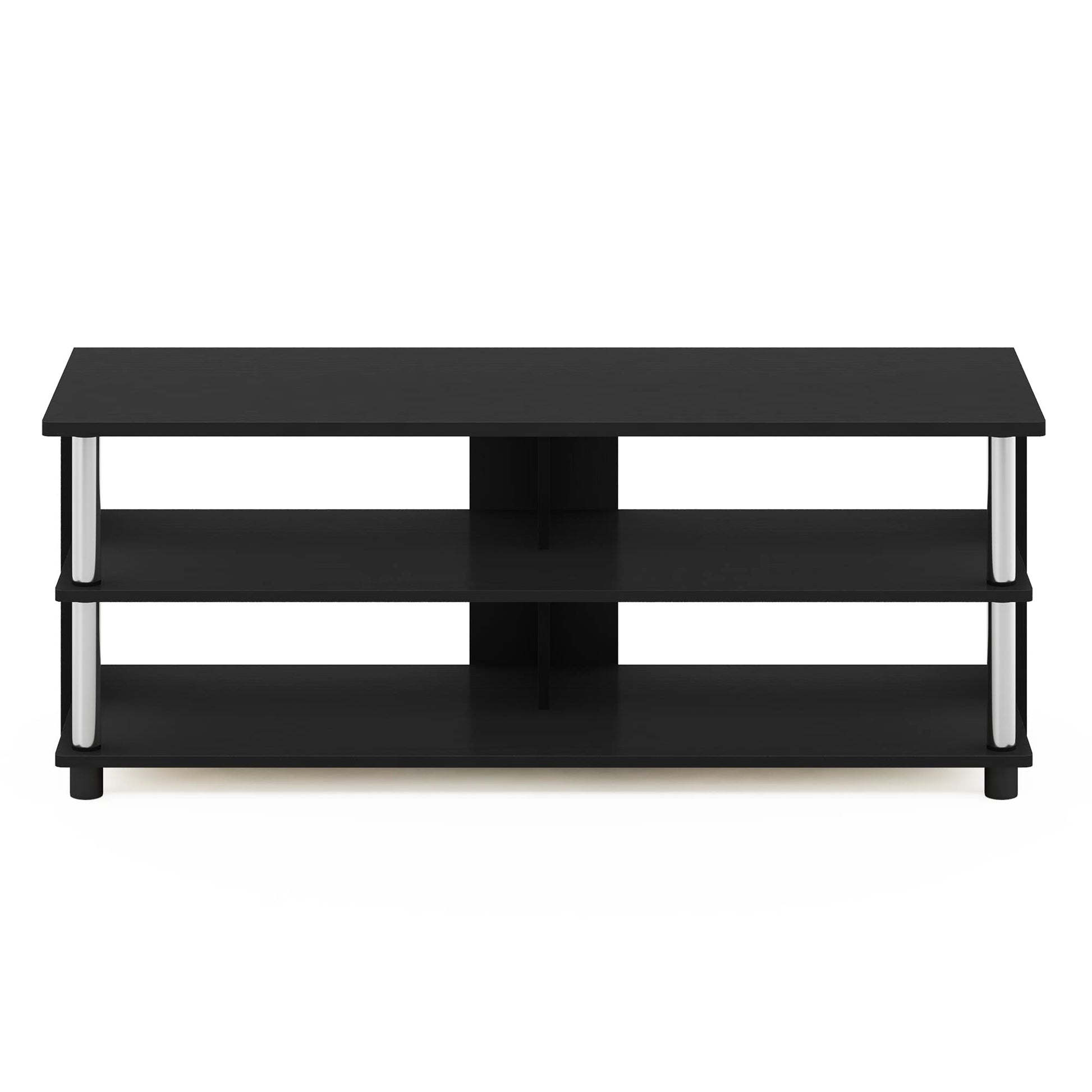 Furinno Turn-N-Tube Shoe Rack, 3-Tier Shoe Organizer, Compact Shoe Storage with Open Shelves and