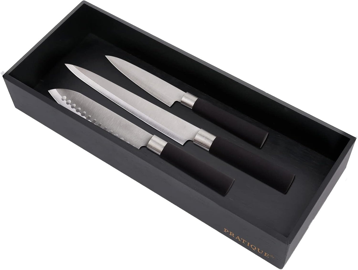 Bamboo Drawer Organizer - Kitchen Utensil Organizer Silverware Tray Cutlery Holder，Office Desk