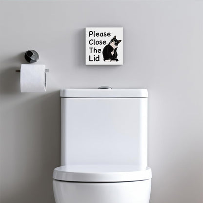 Funny Bathroom Decor, Funny Bathroom Wall Art, Black and White Bathroom Decor, Boho Bathroom Decor
