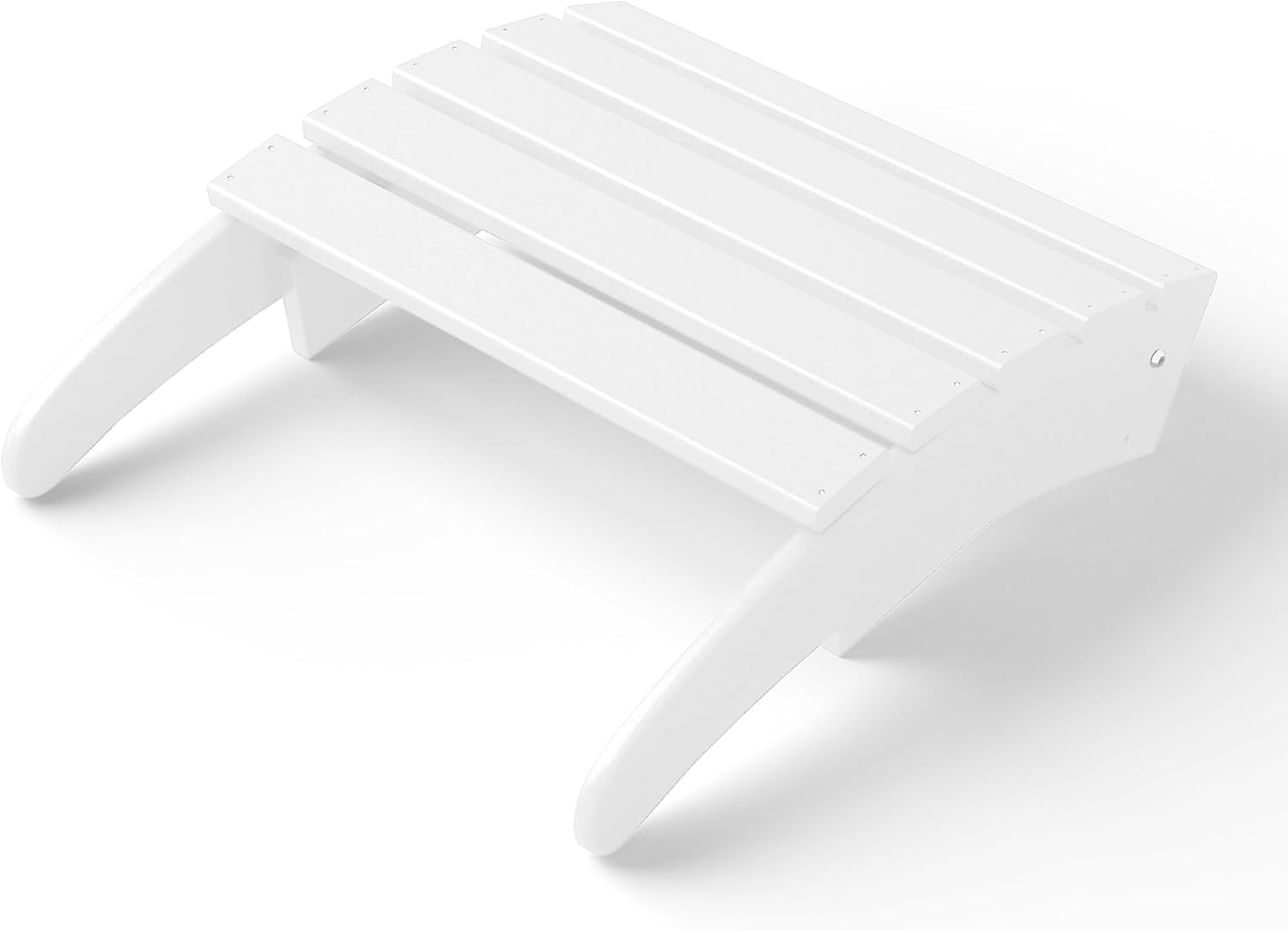 WestinTrends Outdoor Ottoman, Patio Adirondack Ottoman Foot Rest, All Weather Poly Lumber Folding