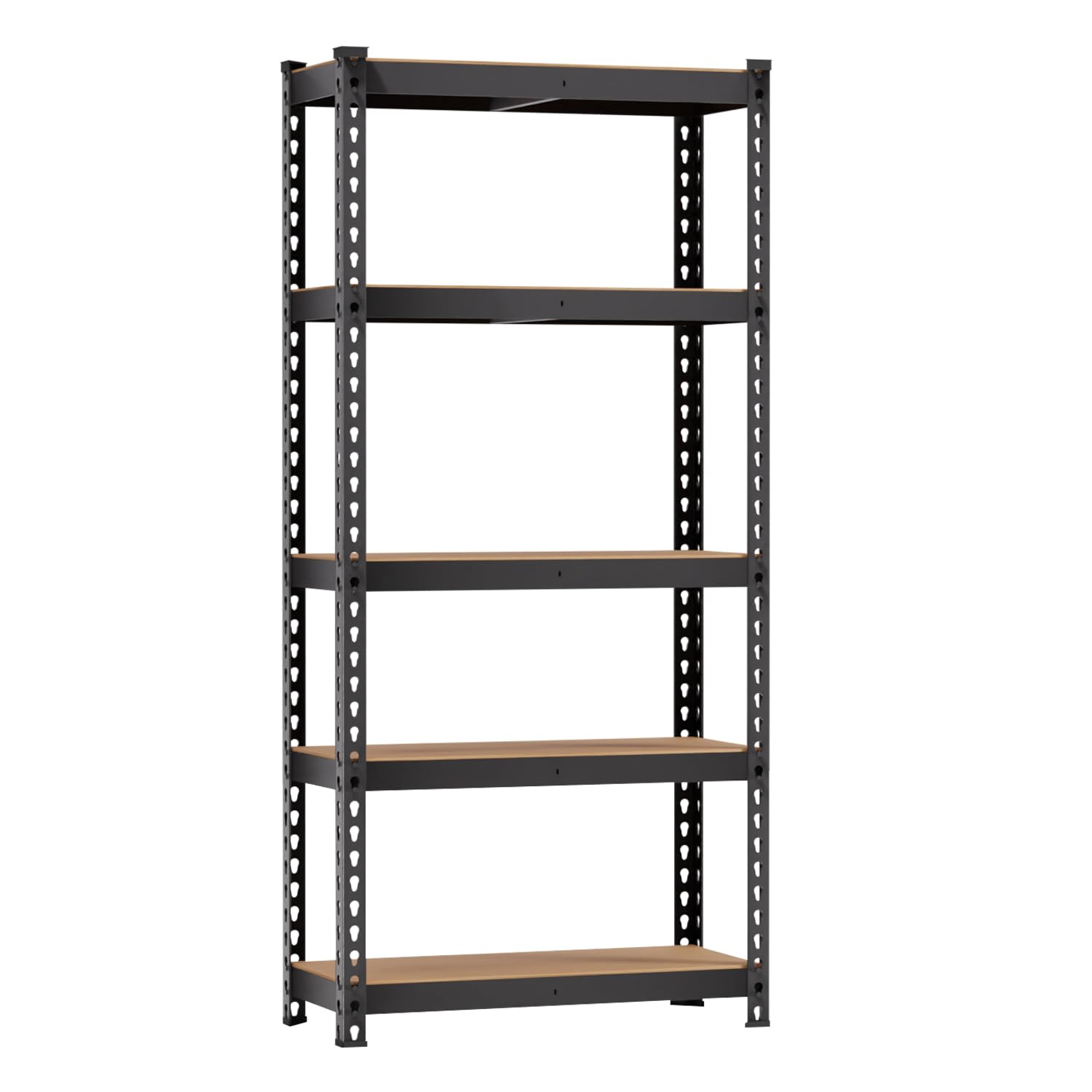 BestOffice 5 Tier Storage Shelves Adjustable Garage Shelves 15.7" D x 35.4" W x 72" H Heavy Duty