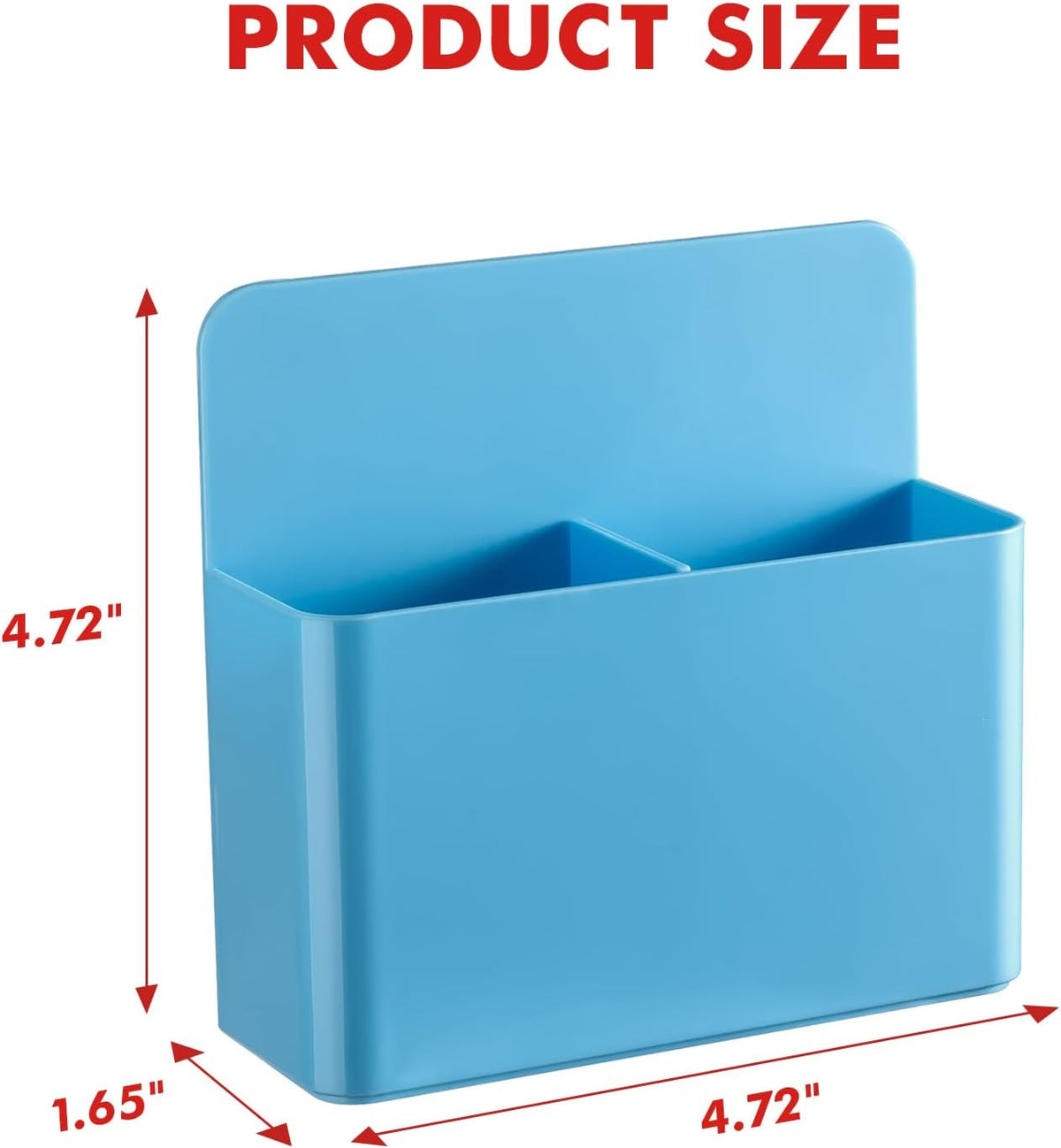 BEYGORM 2 Pack Plastics Magnetic Pen Holder for Refrigerator, Dry Erase Marker Holder for