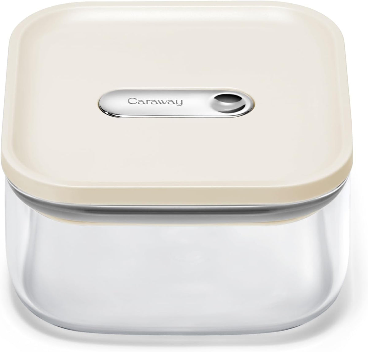 Caraway 1qt Glass Airtight Food Storage Container with Lid – Non-Toxic, BPA-Free Kitchen Storage
