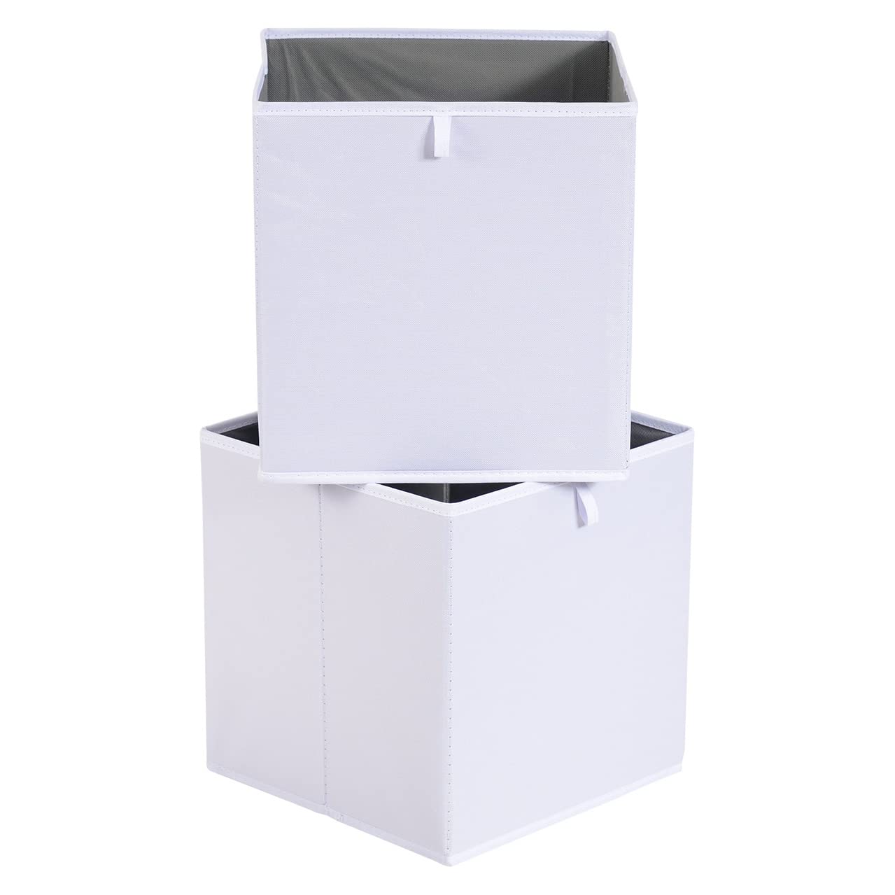 Amazon Basics Collapsible Closet Organizer Cube Storage Bins, Space-Saving Storage Baskets for