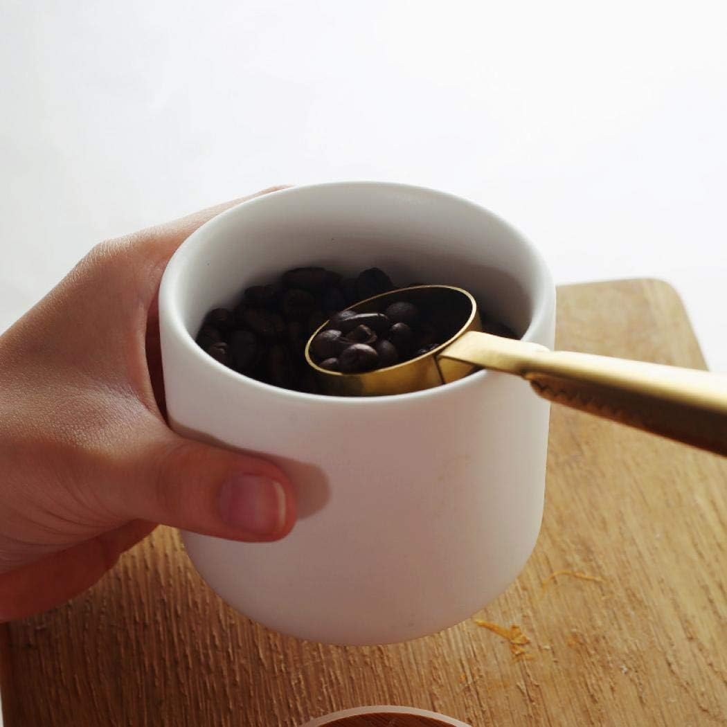 Ceramic Food Storage Jar Canister Modern Design Food Canisters with Airtight Seal Bamboo Lid, Loose