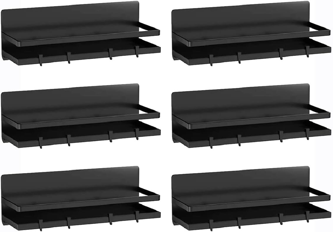 Magnetic Spice Rack for Refrigerator,Magnetic Shelf Fridge Organizer for Kitchen, Spice Rack Space