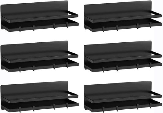Magnetic Spice Rack for Refrigerator,Magnetic Shelf Fridge Organizer for Kitchen, Spice Rack Space
