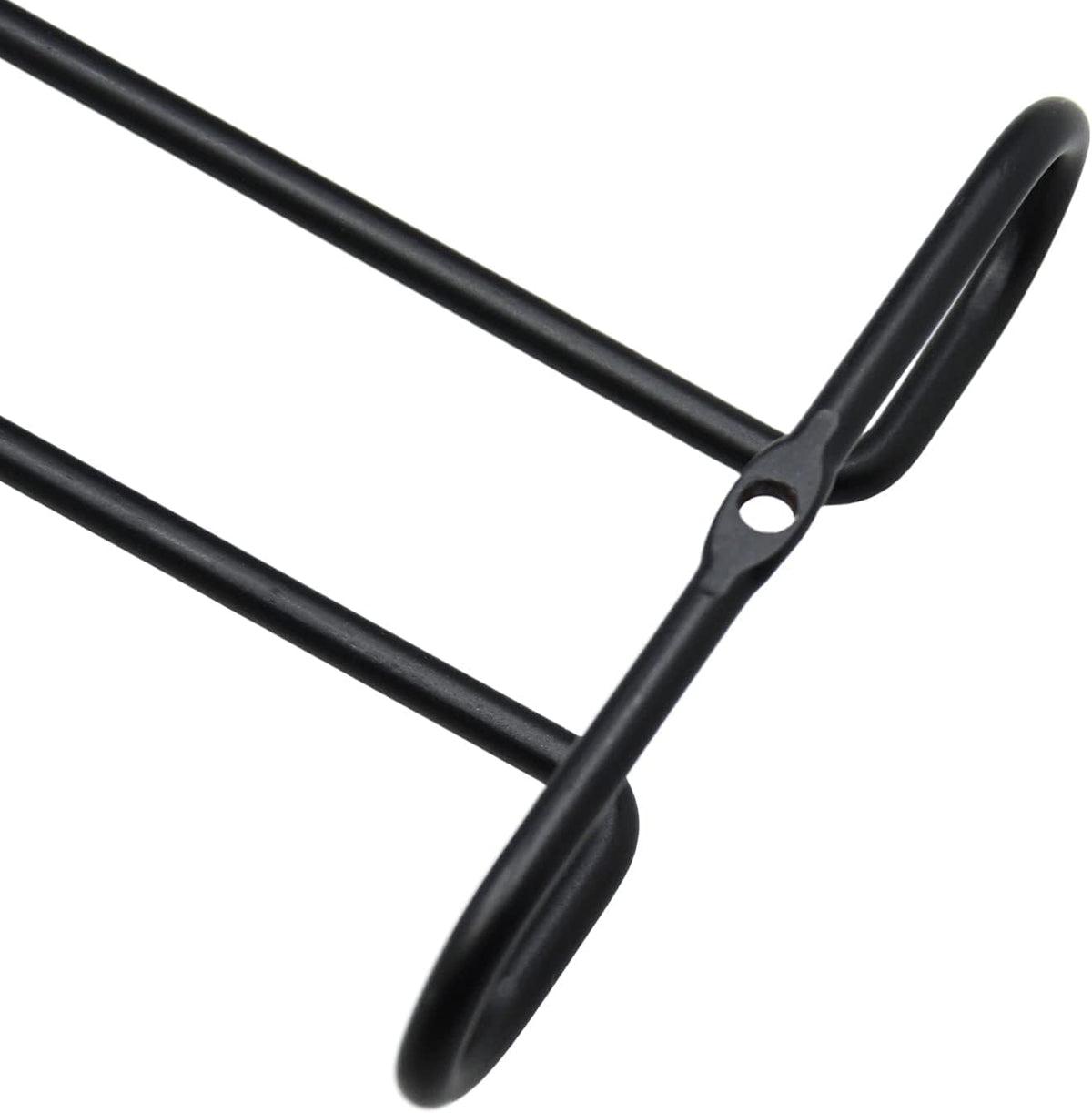 10 Inch Wine Glass Rack Under Cabinet Shelf Stemware Storage Hanging Hanger Organizer Glasses