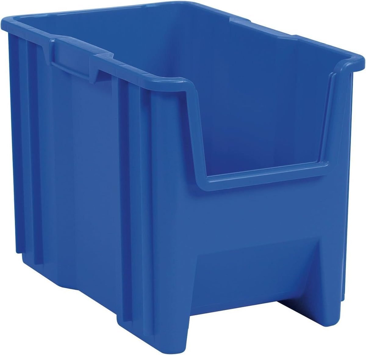 Akro-Mils 13014 Stak-N-Store Stackable Storage Bins, Heavy Duty Garage Storage Containers, Open
