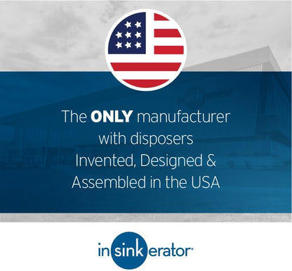 InSinkErator Badger 5XP Garbage Disposal with Power Cord, Standard Series 3/4 HP Continuous Feed