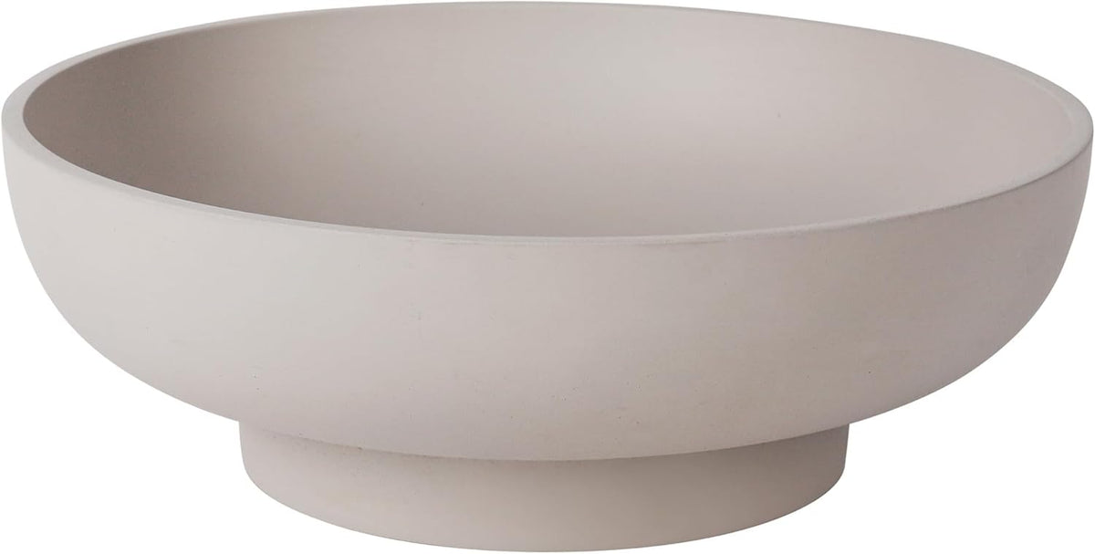 Large Decorative Concrete Bowl, Modern Handicraft Bowls for Home Decor, Decorative Fruit Bowl for
